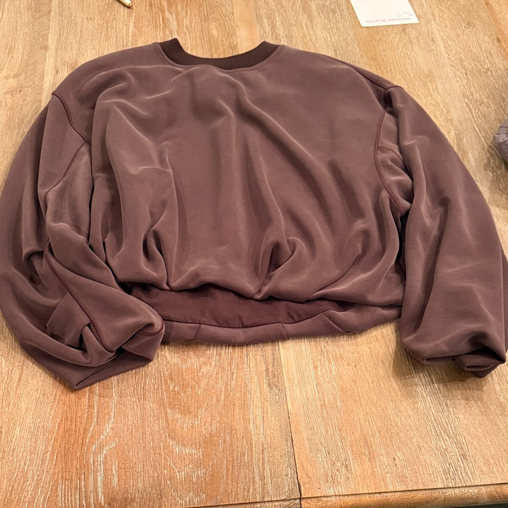 Lululemon Brown Cropped Pullover - image 1